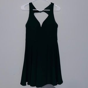 Hunter green semi formal dress